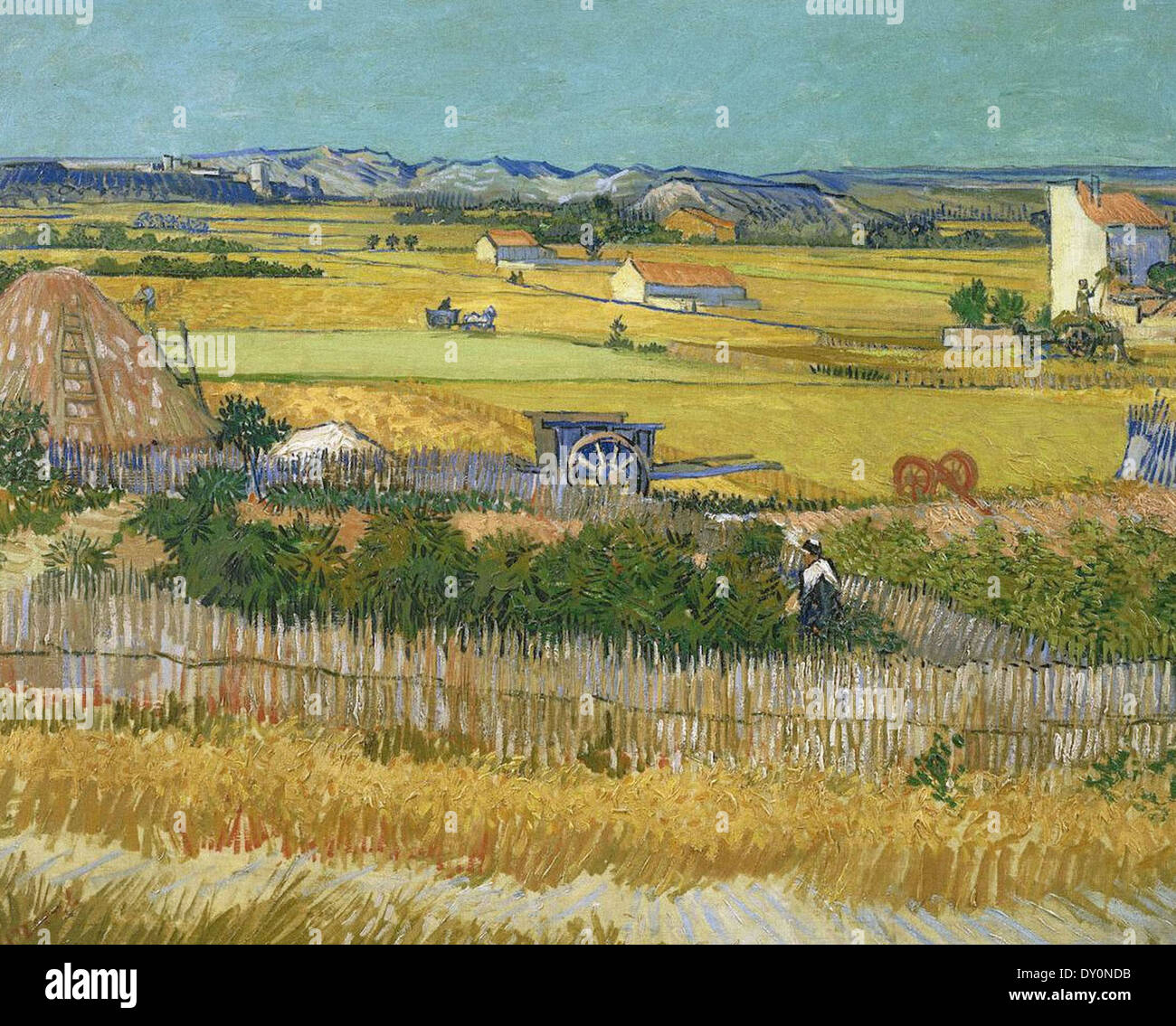 Vincent Van Gogh The Harvest Stock Photo