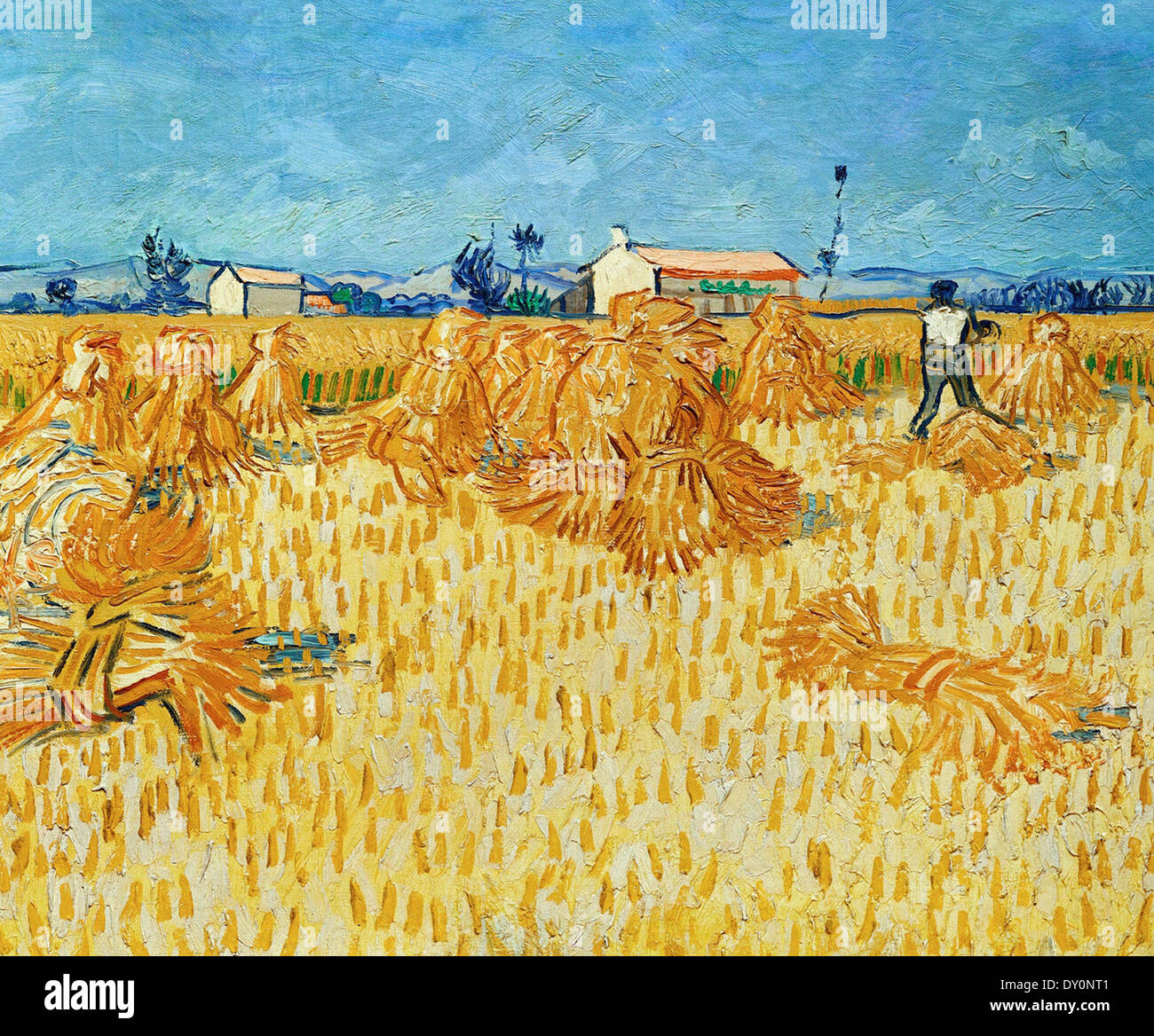 Vincent van Gogh Harvest in Provence Stock Photo