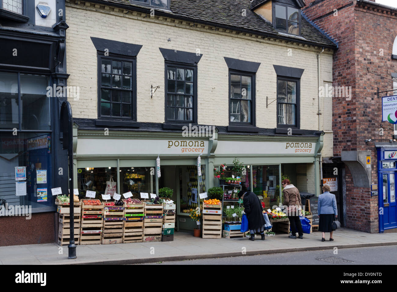 Pomona Grocery store in Castle Gates, Shrewsbury, Shropshire Stock
