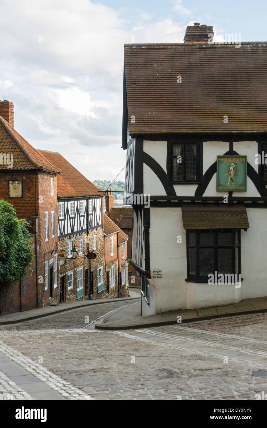 Tudor houses Lincoln Lincolnshire UK Stock Photo Alamy