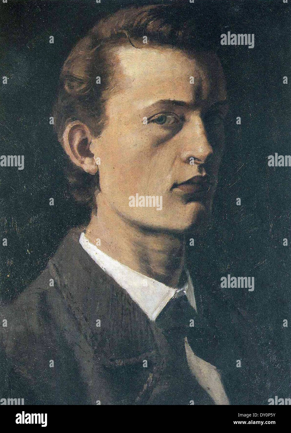 Edvard Munch Self Portrait Stock Photo - Alamy