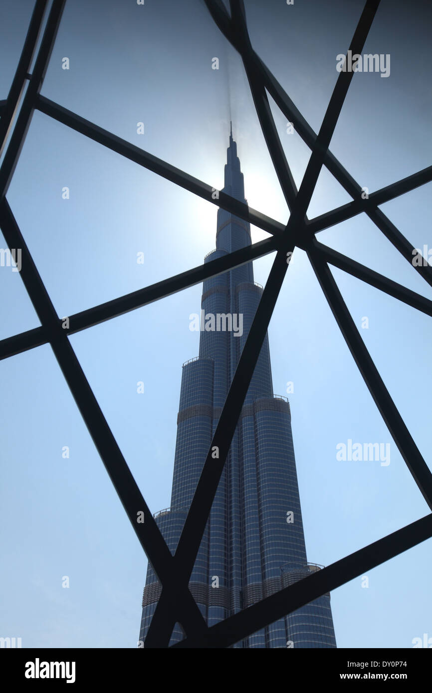 Downtown Dubai, Burj Khalifa, Burj park, Dubai Stock Photo