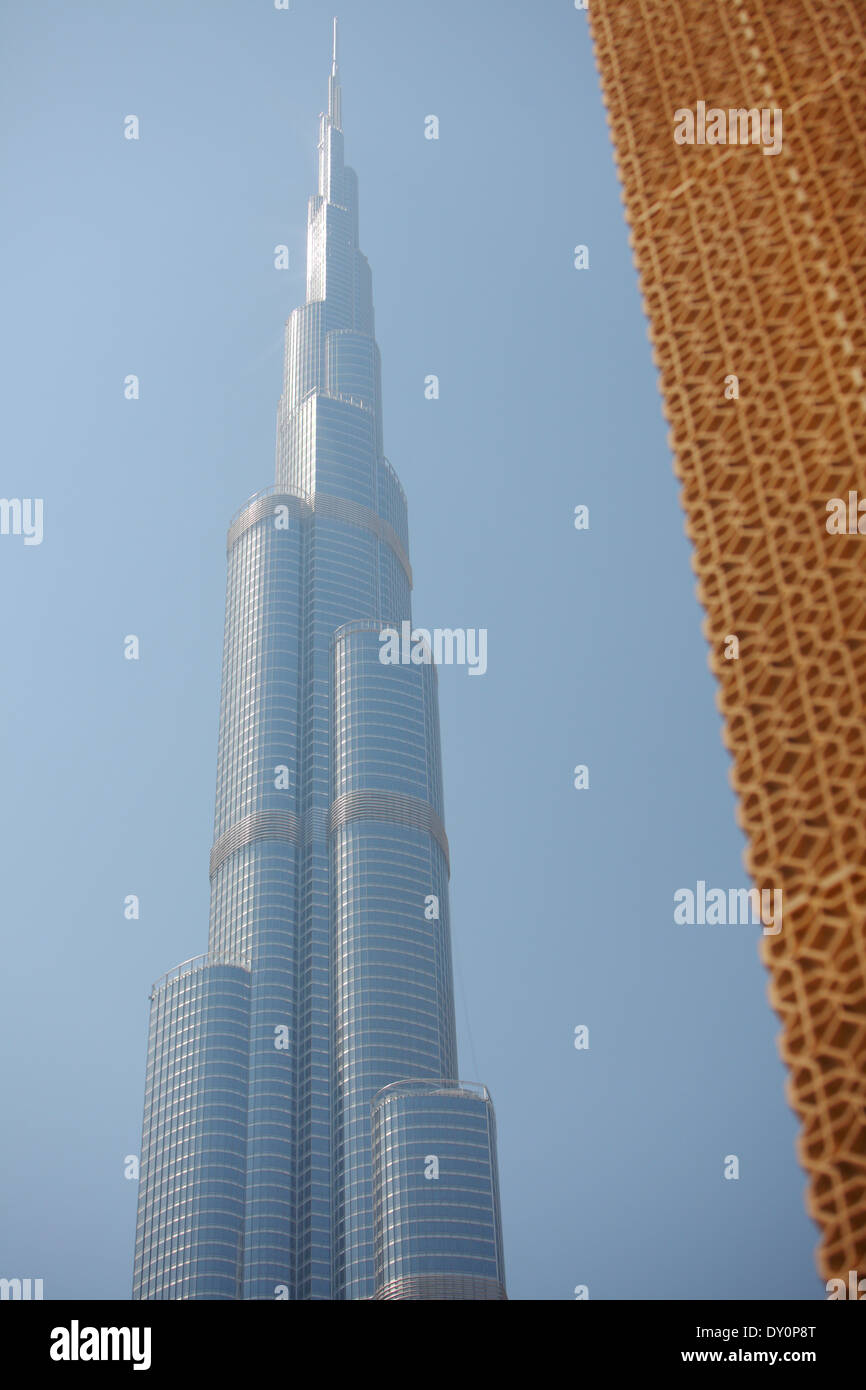 Downtown Dubai, Burj Khalifa, Burj park, Dubai Stock Photo