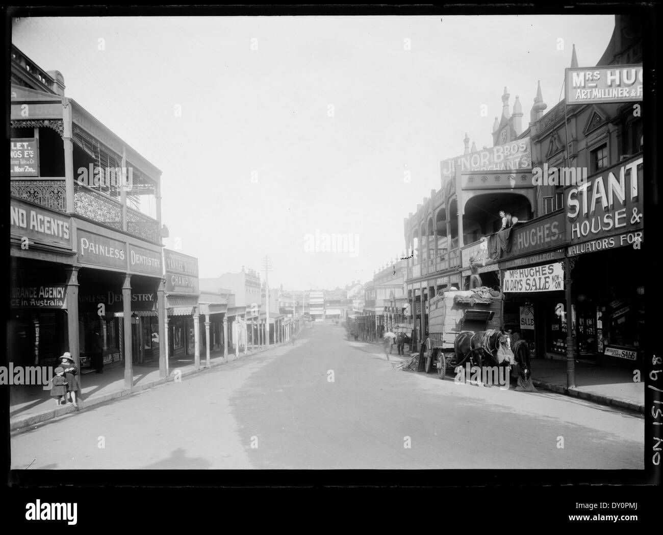 Lackey St, Summer Hill, by Rex Hazlewood, c. 1911-1916 Stock Photo
