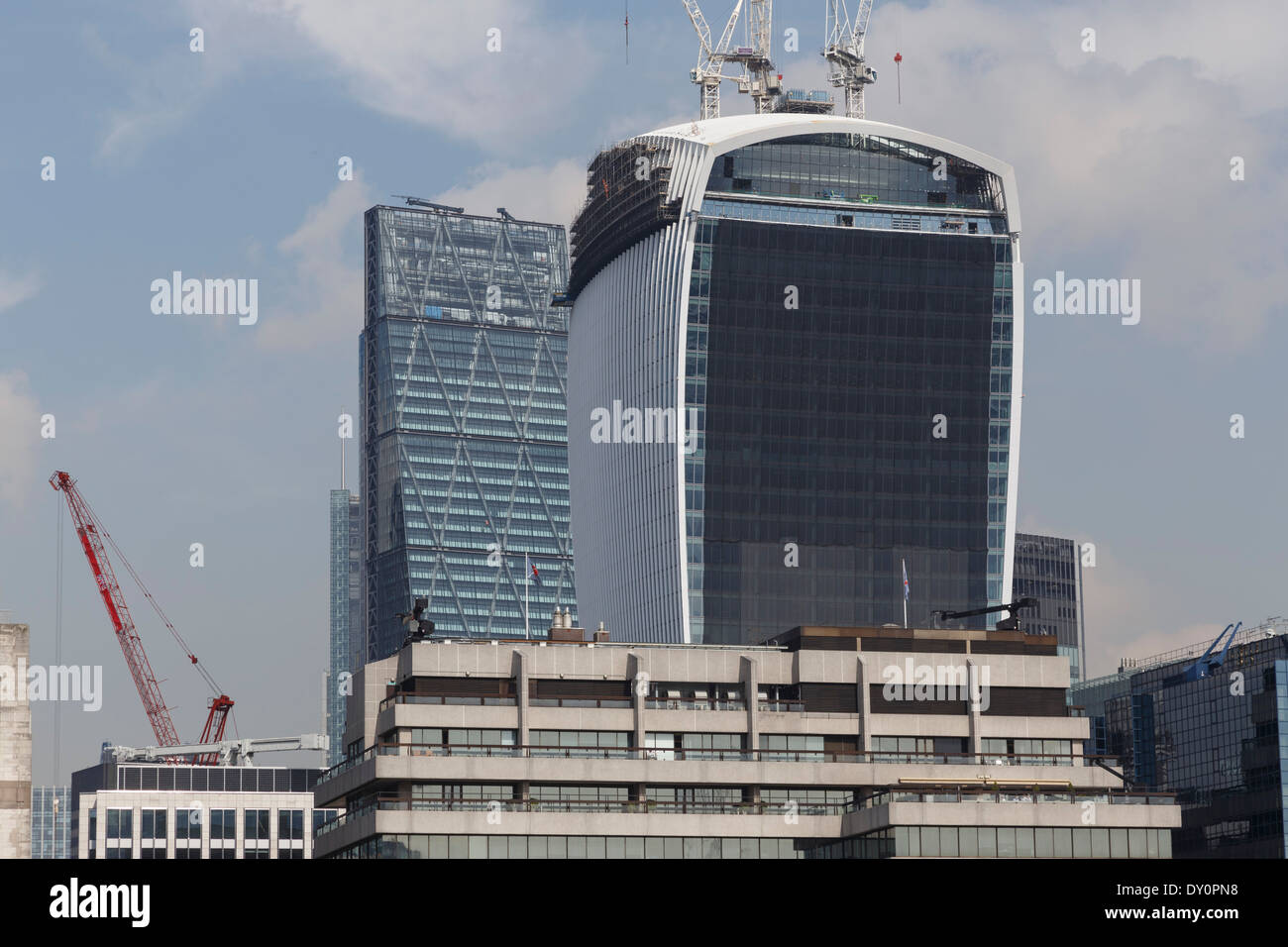 20 Fenchurch Street walkie talkie skyscaper building london Stock Photo