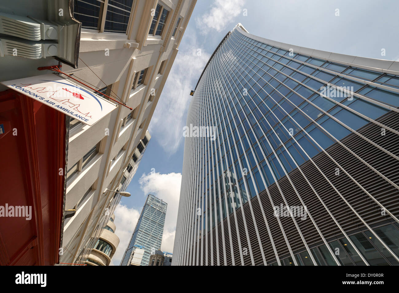 20 Fenchurch Street walkie talkie skyscaper building london Stock Photo