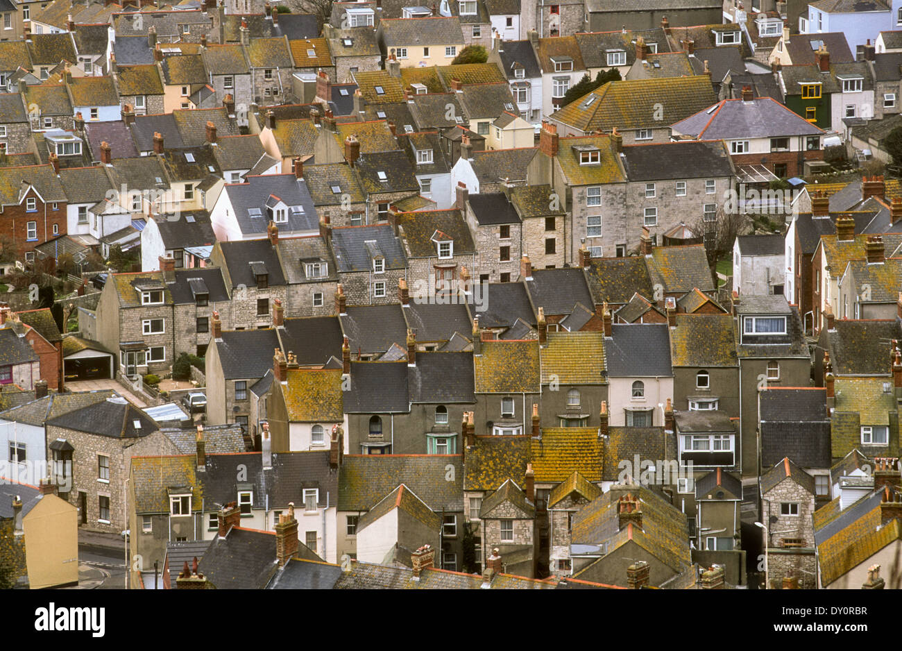 Rooftops, Fortuneswell, Dorset, England Stock Photo