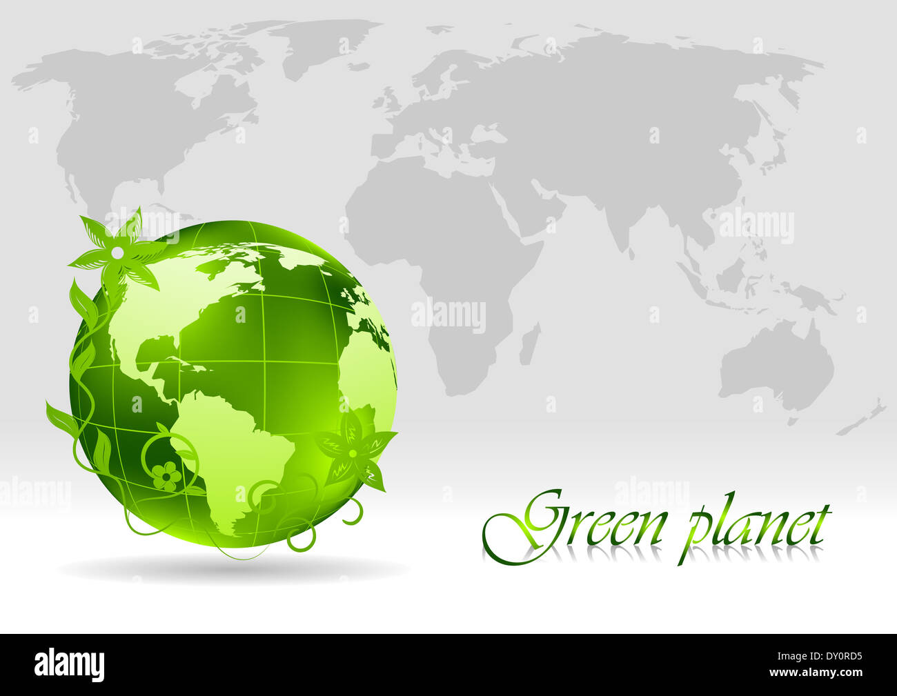 Green concept. Vector illustration Stock Photo - Alamy