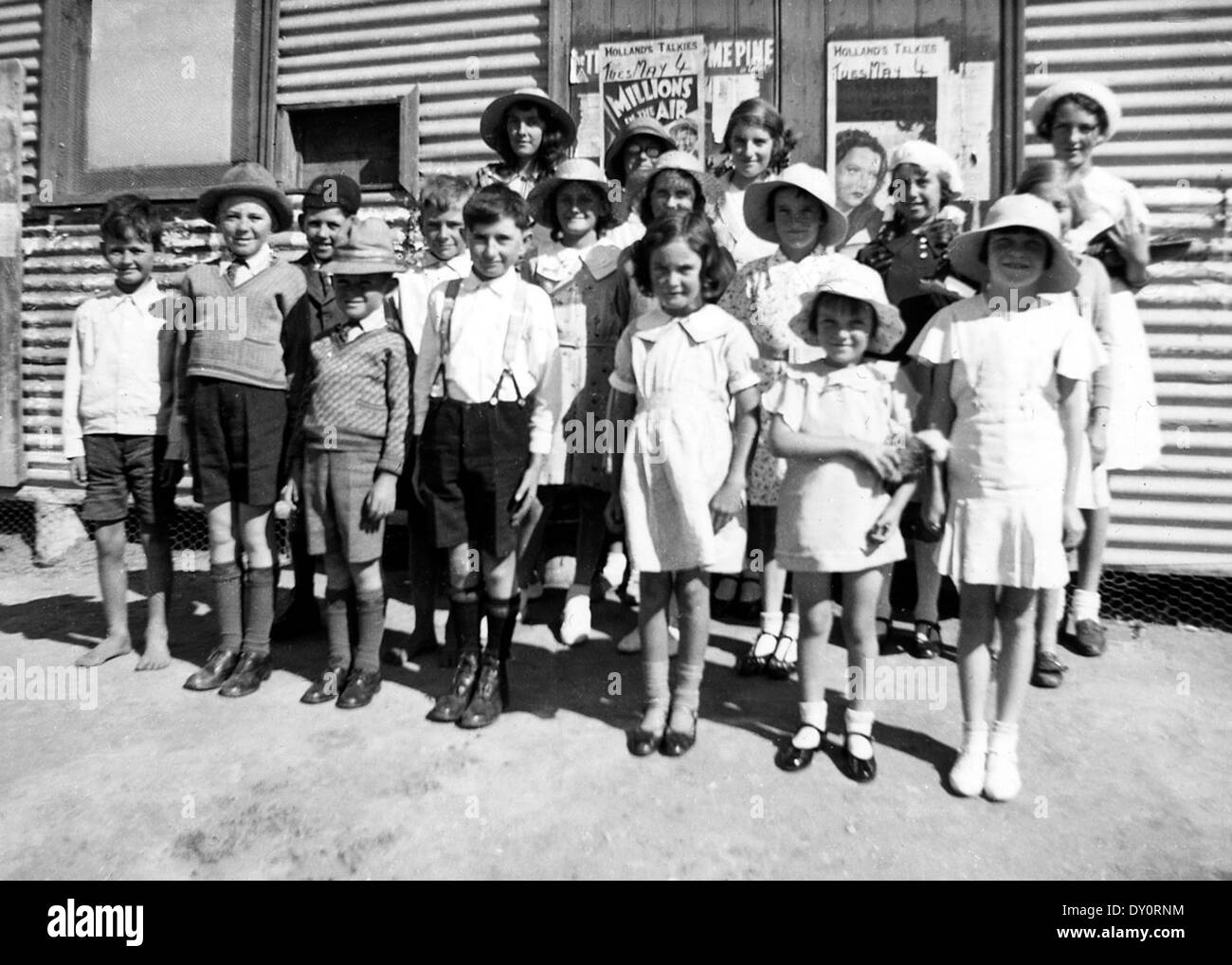 Sunday school, Wilcannia, NSW, 1937 / photographer Reverend Edward ('Ted') Alexander Roberts Stock Photo