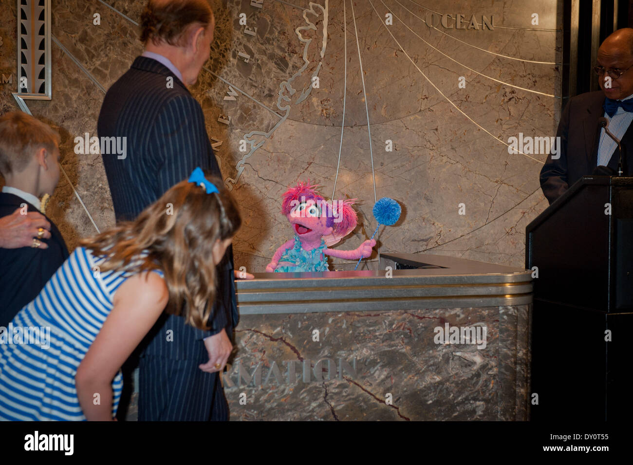 Manhattan, New York, USA. 2nd Apr, 2014. Sesame Street's Abby Cadabby