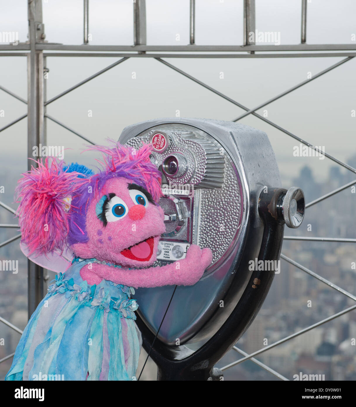 Manhattan, New York, USA. 2nd Apr, 2014. Sesame Street's Abby Cadabby ...
