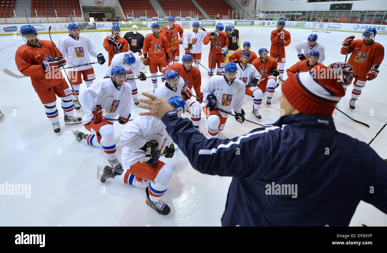 Czech national ice hockey team met for the training ahead of the World