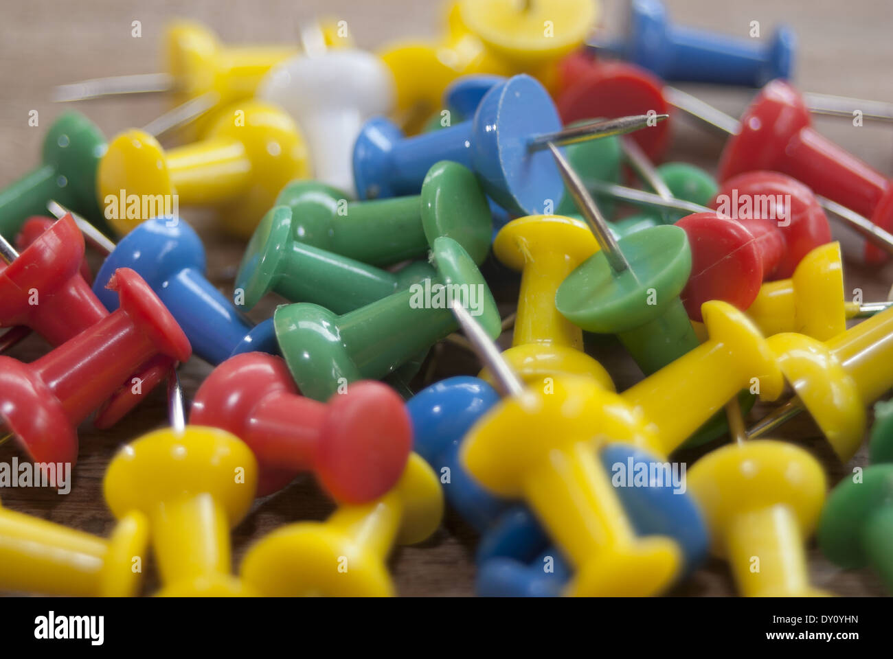 colored drawing pin Stock Photo Alamy