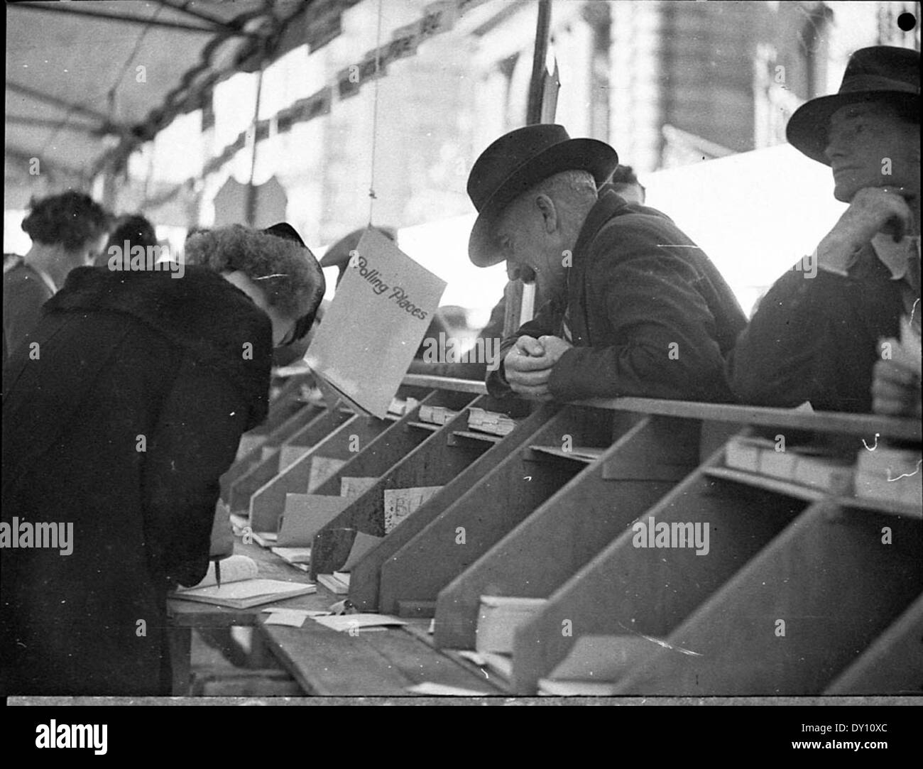 Election, 13 May 1935 by Sam Hood Stock Photo Alamy