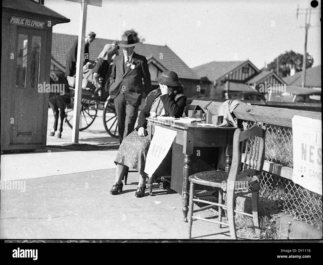 Election, 13 May 1935 by Sam Hood Stock Photo Alamy