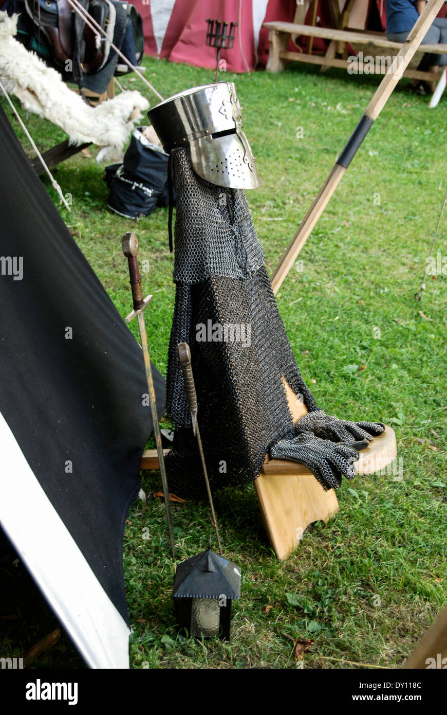 Knight armament, Ritter-Rüstung Stock Photo - Alamy