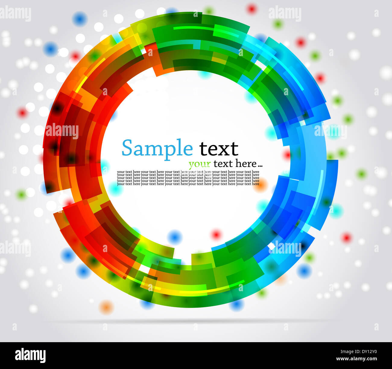 Abstract circle background. Colorful illustration Stock Photo Alamy