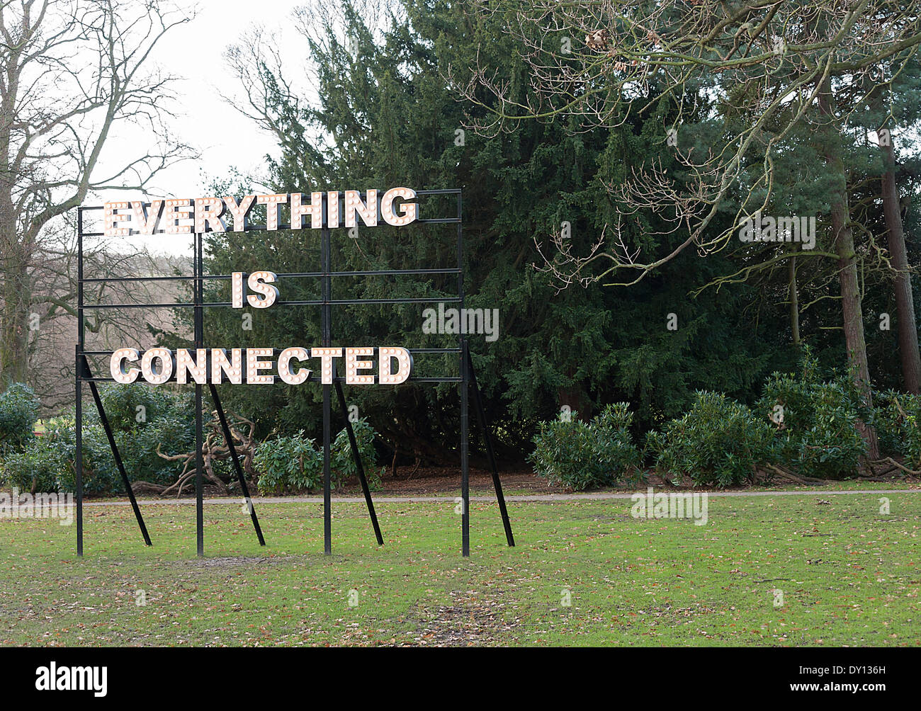 Everything is Connected Sculpture at The Yorkshire Sculpture Park West Bretton Wakefield England United Kingdom UK Stock Photo