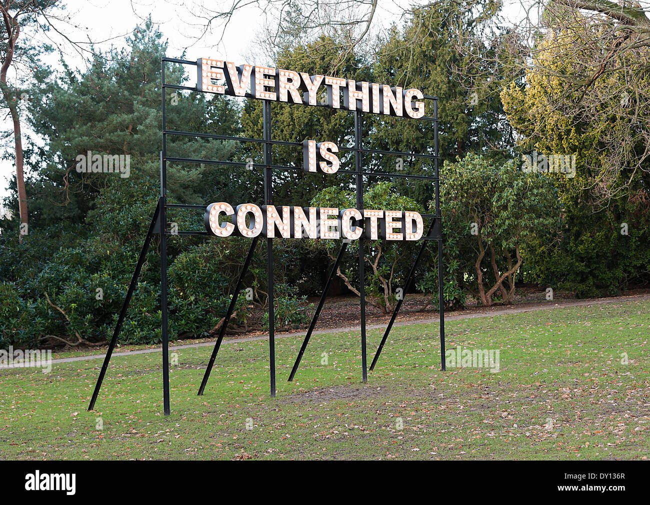 Everything is Connected Sculpture at The Yorkshire Sculpture Park West Bretton Wakefield England United Kingdom UK Stock Photo