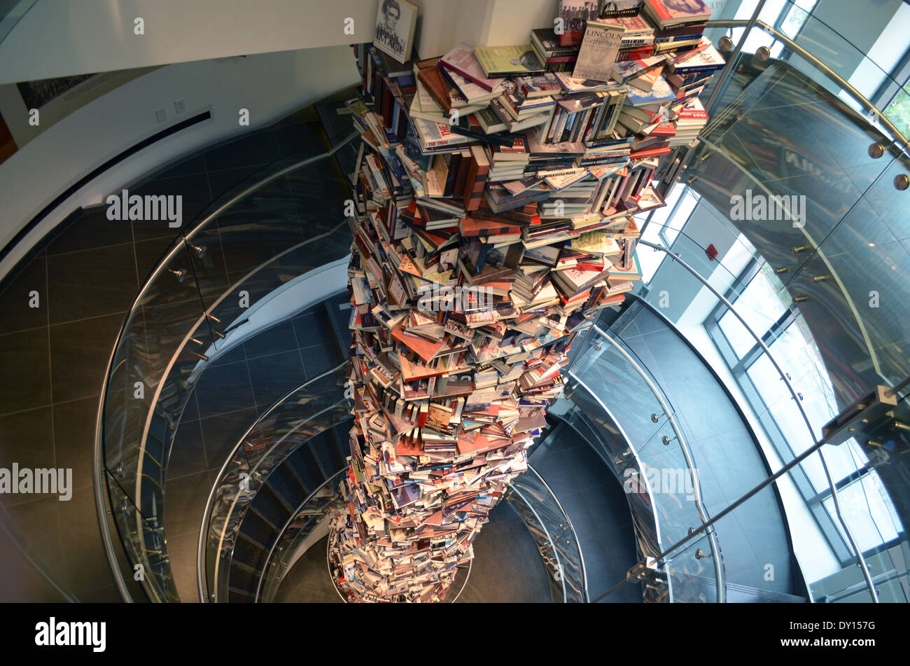 Abraham Lincoln Book tower Stock Photo Alamy