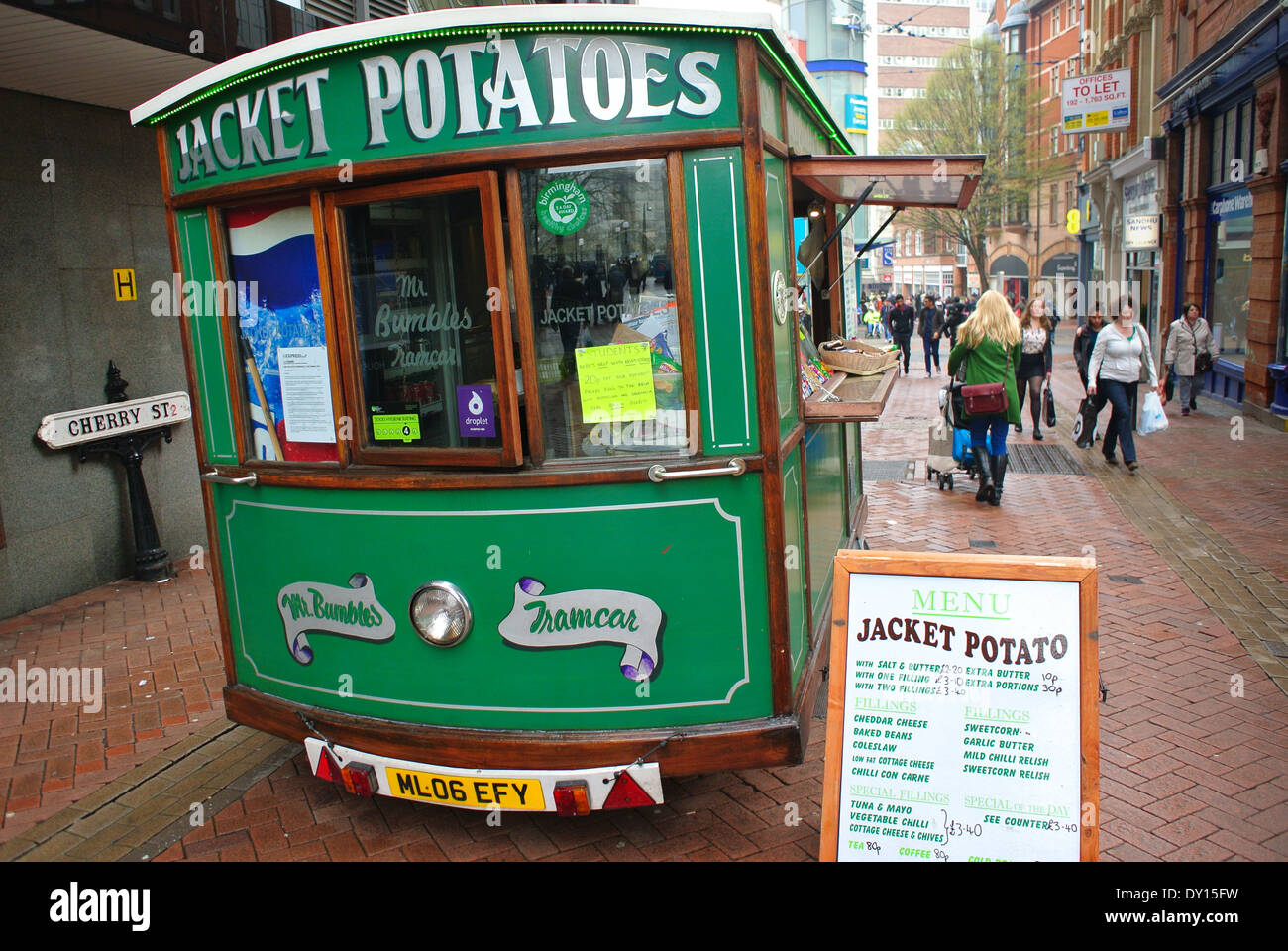 Jacket Potatoes street food vendor Stock Photo 68253133 Alamy