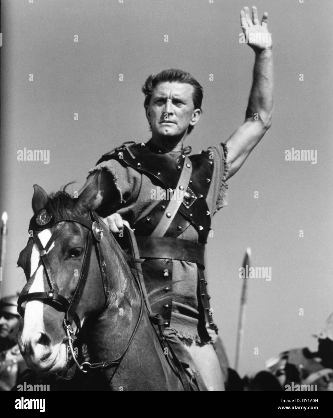 Kirk Douglas, on-set of the Film, 'Spartacus', 1960 Stock Photo