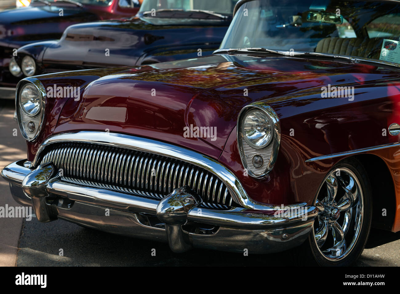1954 Buick Roadmaster at a classic car show, Novato, California, USA Stock Photo