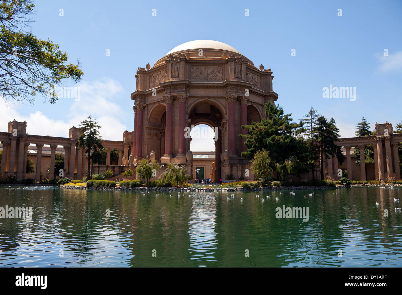 The Palace of Fine Arts, San Francisco, California, USA. Stock Photo