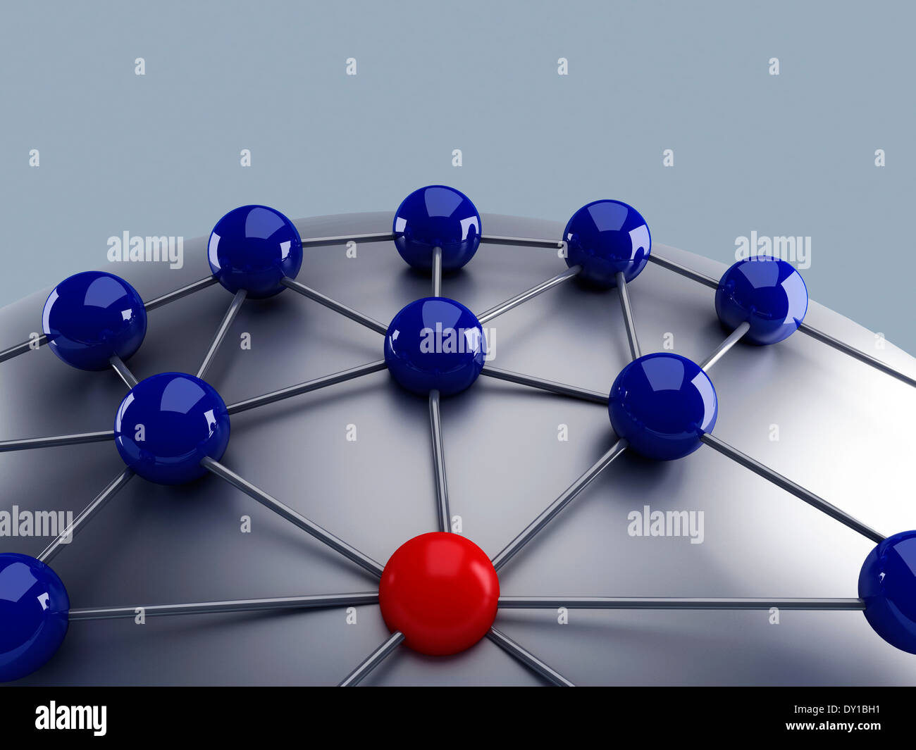 Networking concept 3d illustration Stock Photo