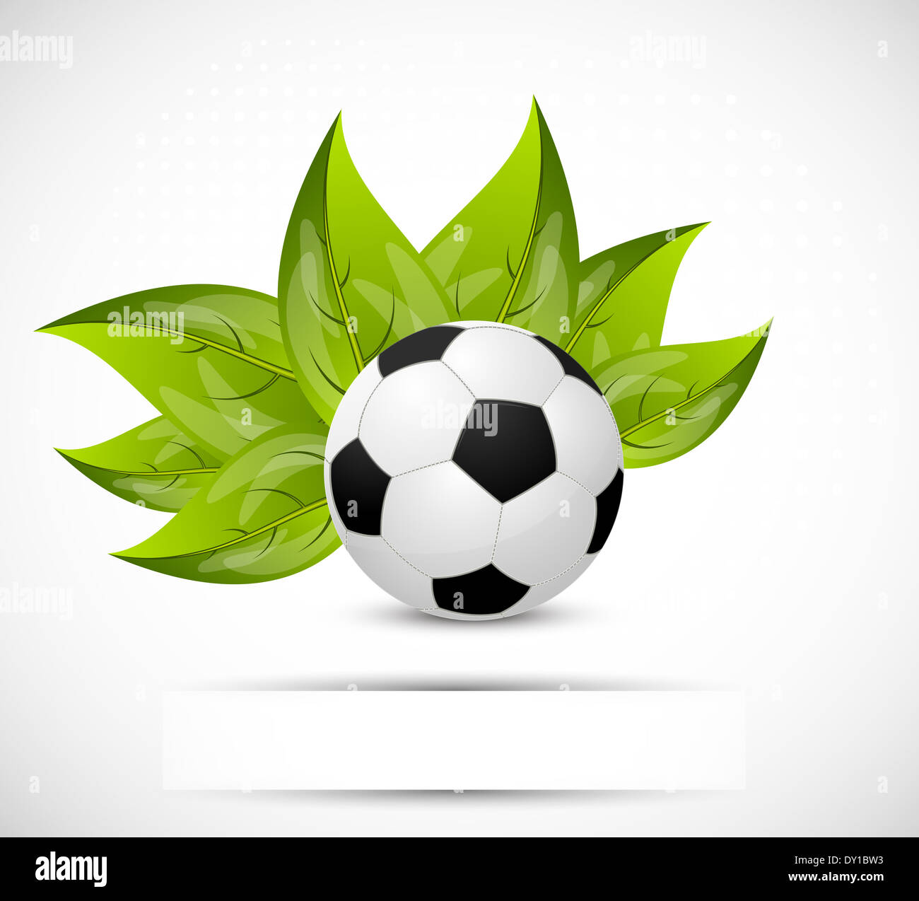 Background with cubes and leaves Stock Photo - Alamy