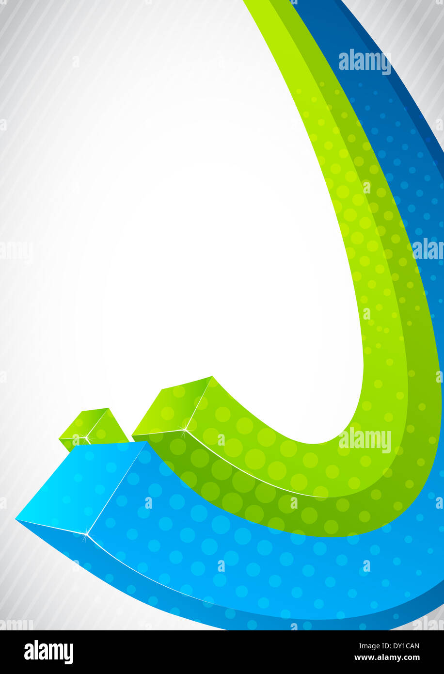 Abstract tech background with blue and green element Stock Photo - Alamy