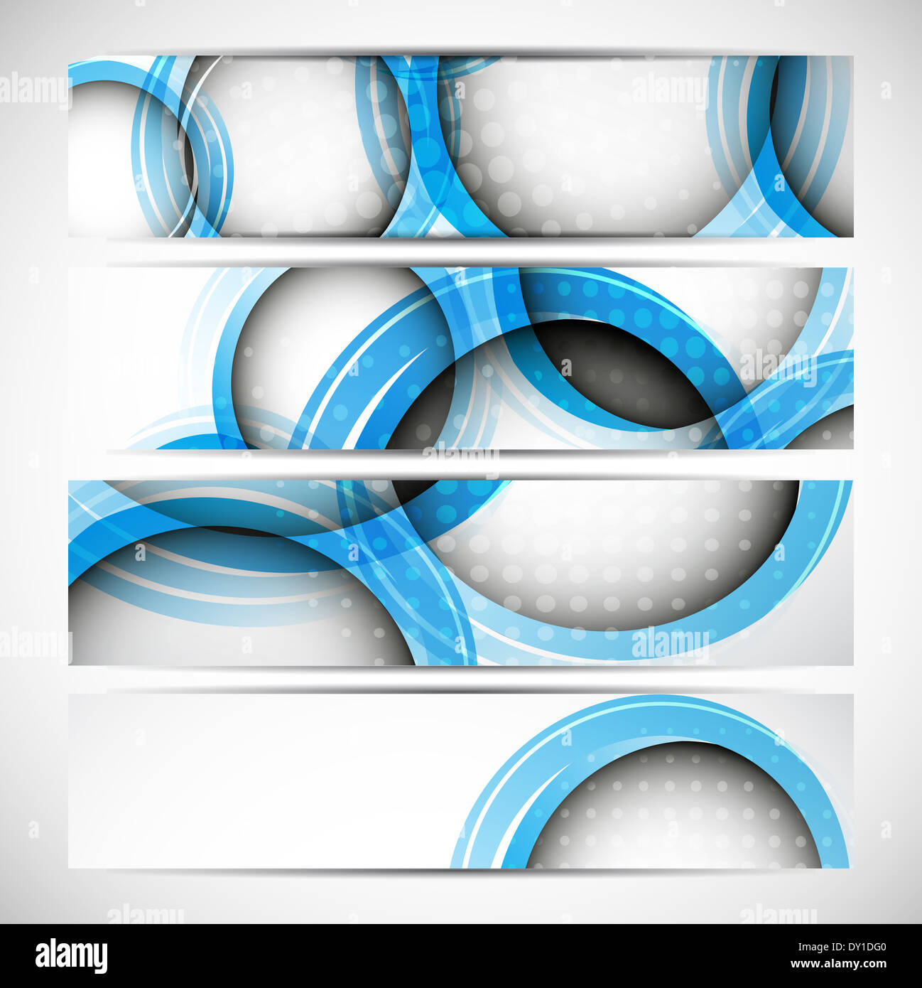 Vector bright banners with circles hi-res stock photography and images ...