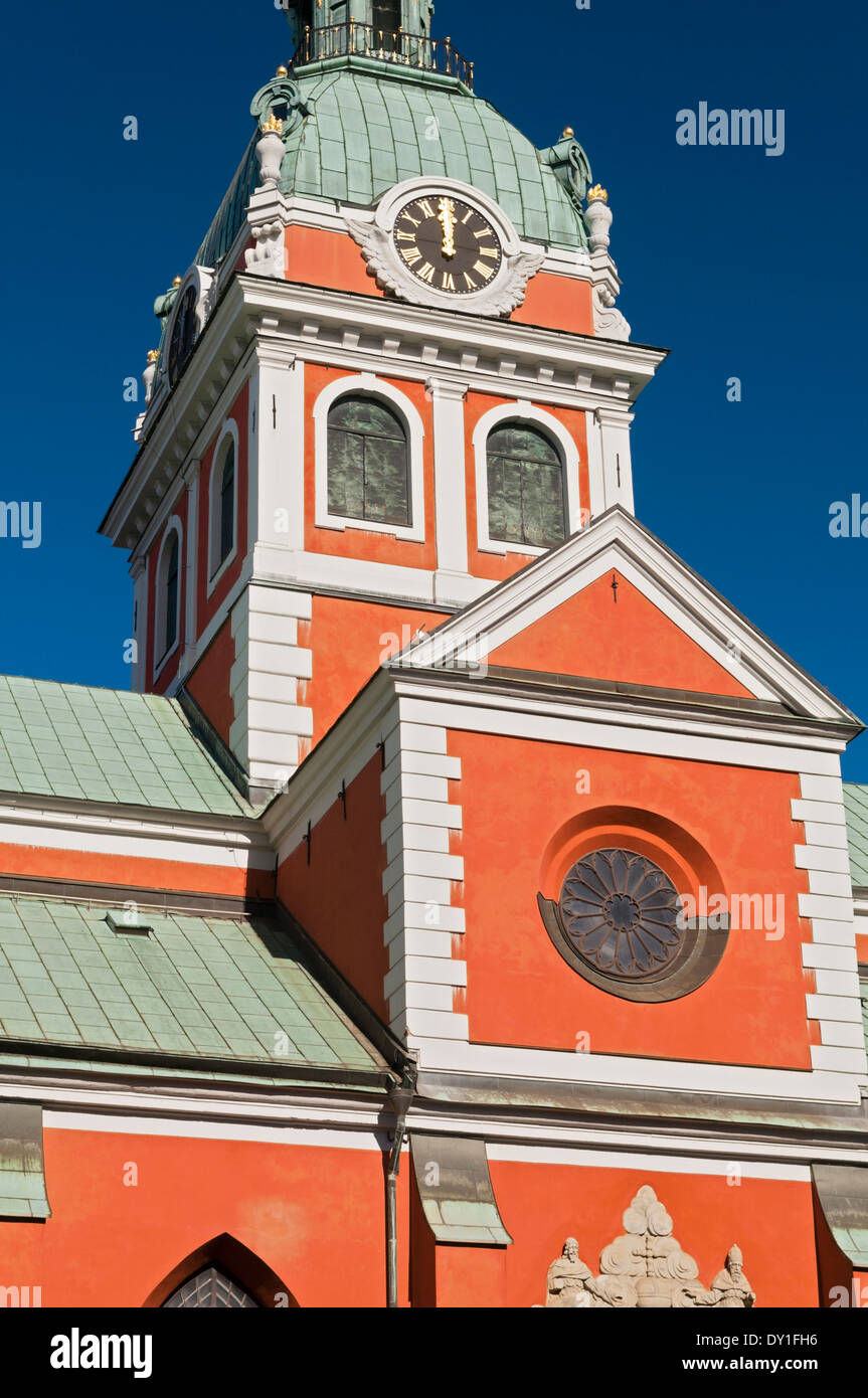 St Jacob's Church tower Stockholm Sweden Stock Photo