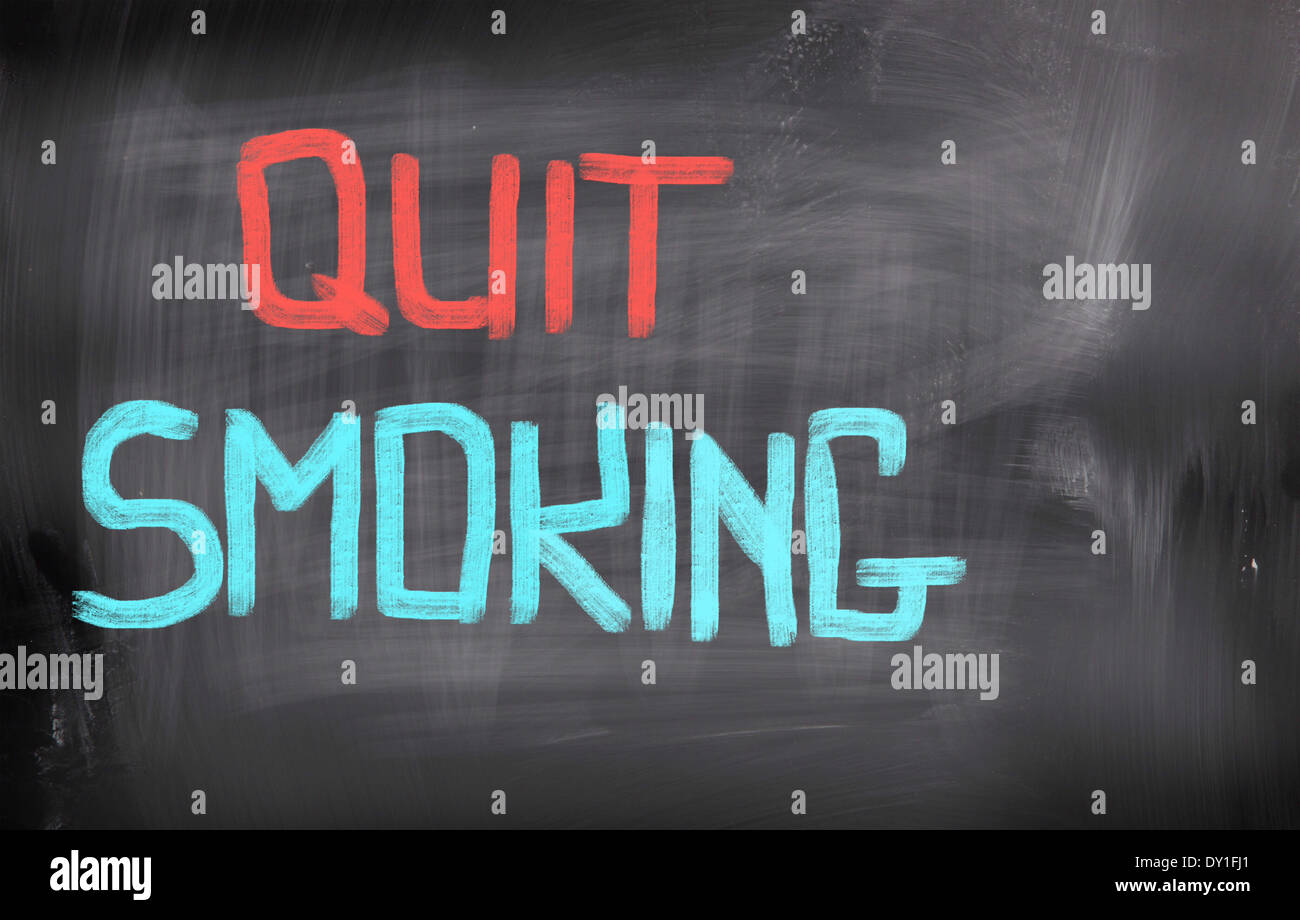 Quit Smoking Concept Stock Photo - Alamy