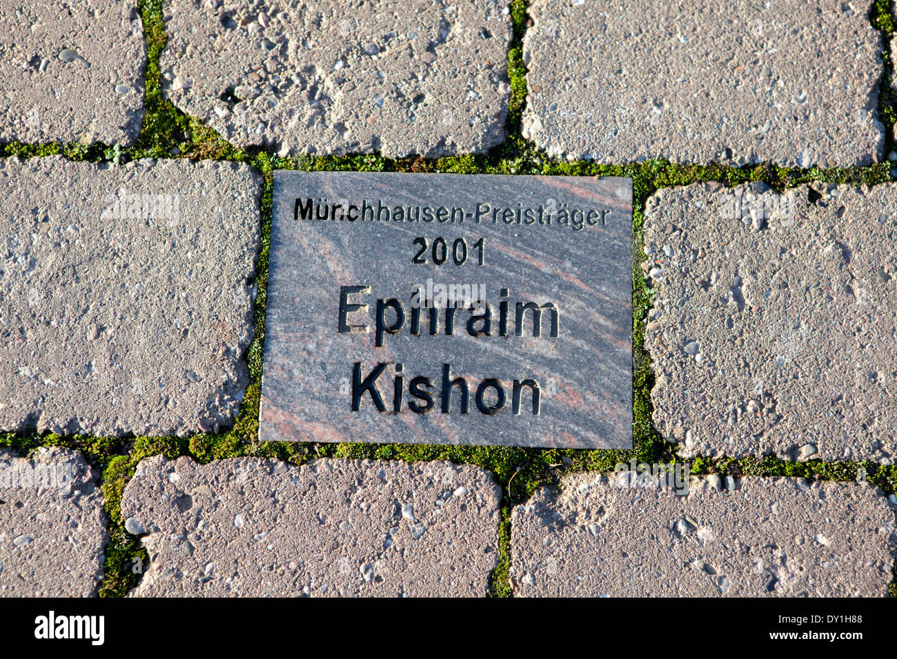 Baron Muenchhausen award 2001, Ephraim, Kishon, Bodenwerder, Weserbergland, Lower Saxony, Germany Stock Photo