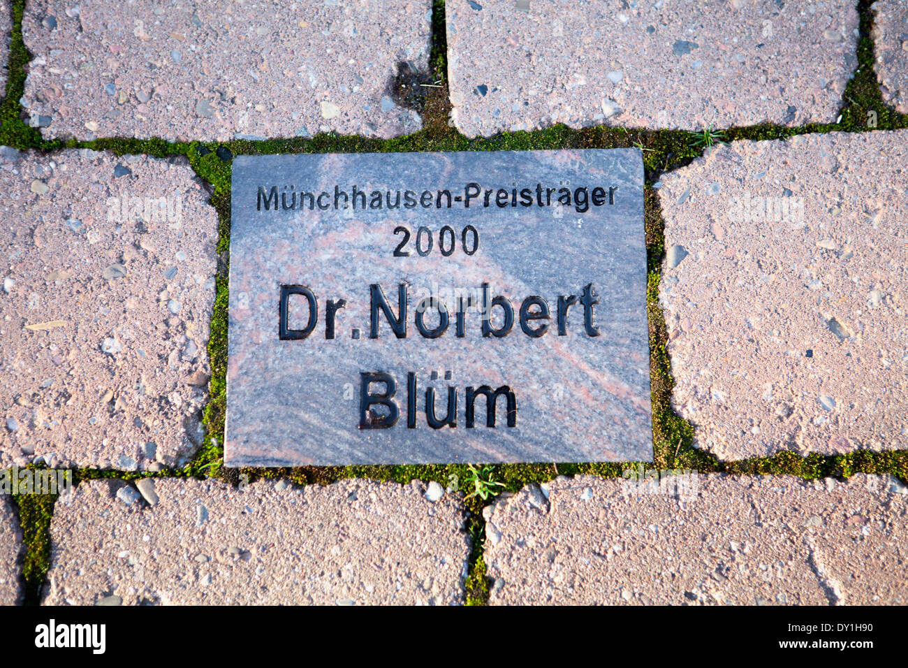 Baron Muenchhausen award 2000, Dr. Norbert Blüm, Bodenwerder, Weserbergland, Lower Saxony, Germany Stock Photo