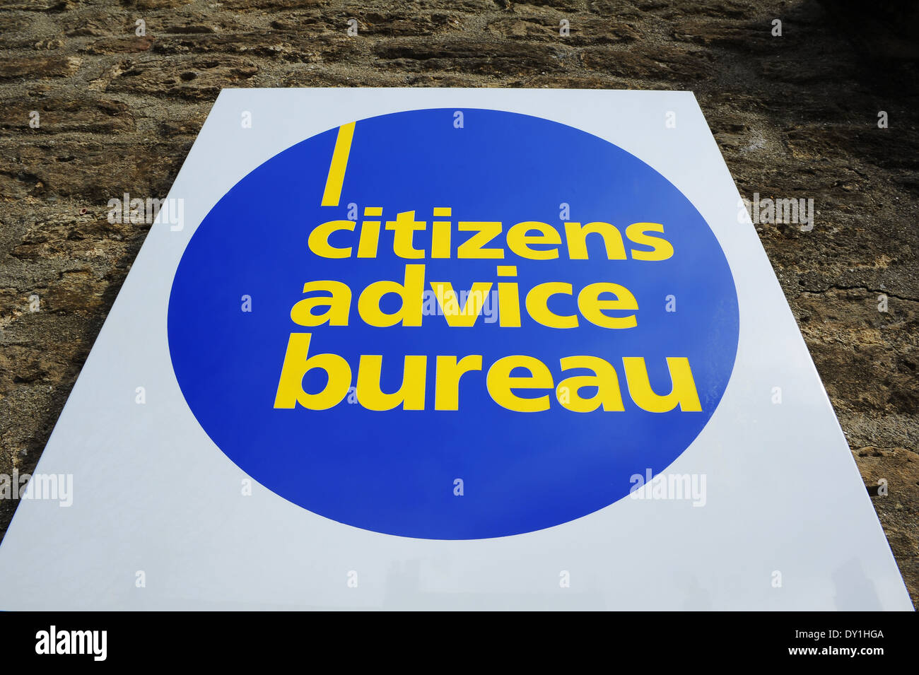 Citizens Advice Bureau office sign, England, UK Stock Photo
