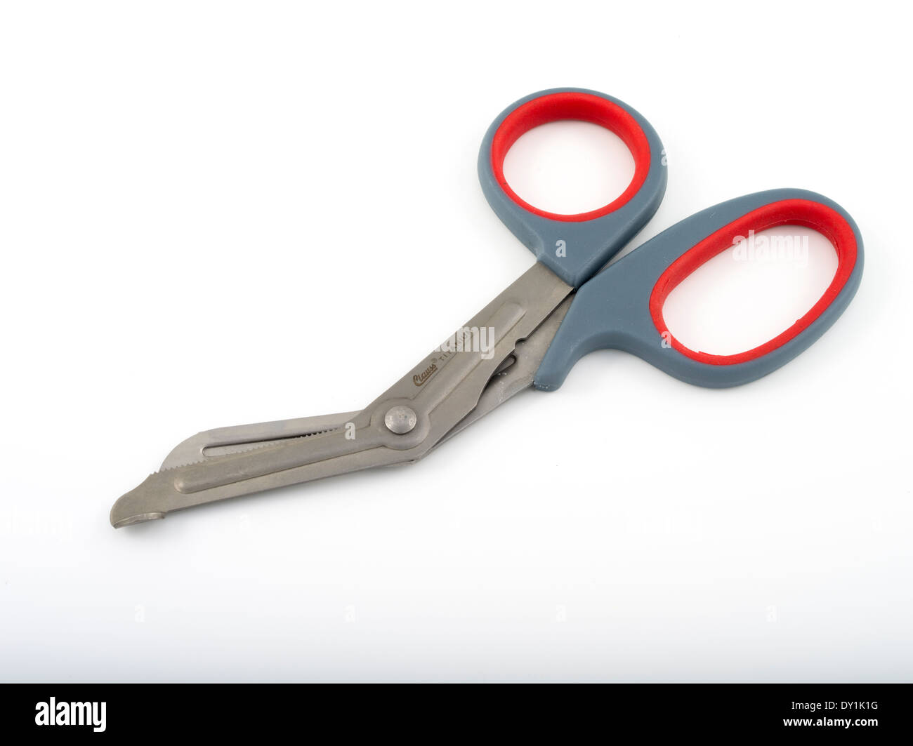 Titanium medical shears / scissors Stock Photo Alamy