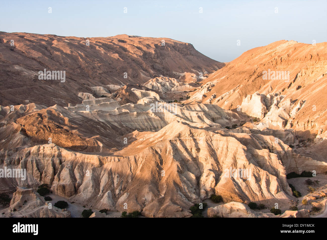 Desert Landscape, Judea Desert, Israel Stock Photo