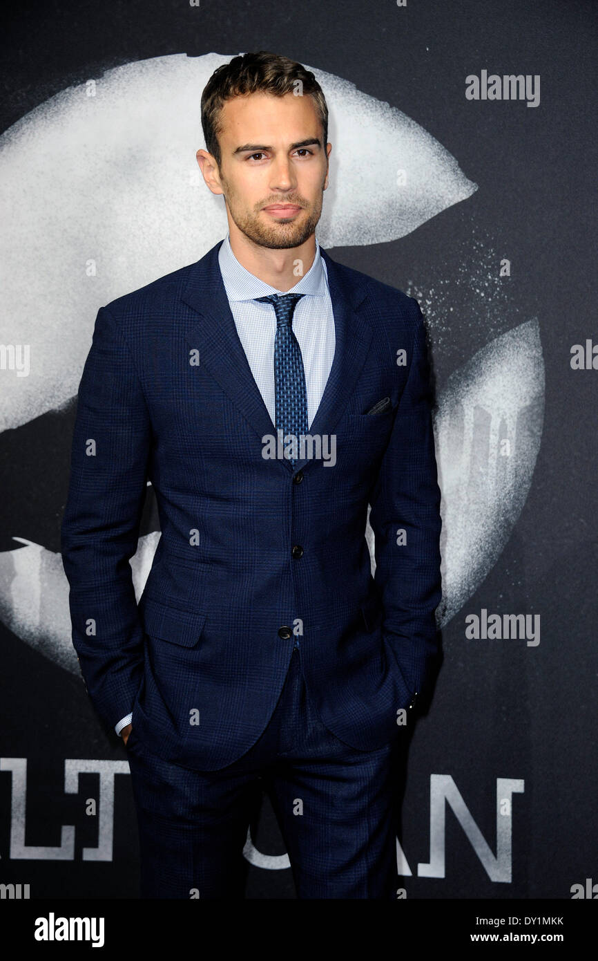 British actor Theo James attends to the premiere of the movie ...