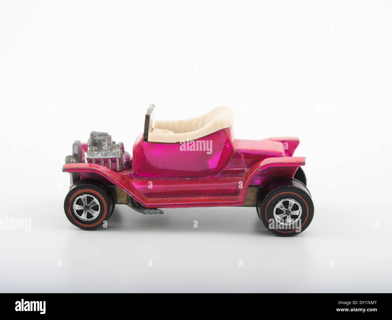 Pink Hot Heap, Hot Wheels die-cast toy cars by Mattel 1968 with Spectraflame paintwork Stock Photo