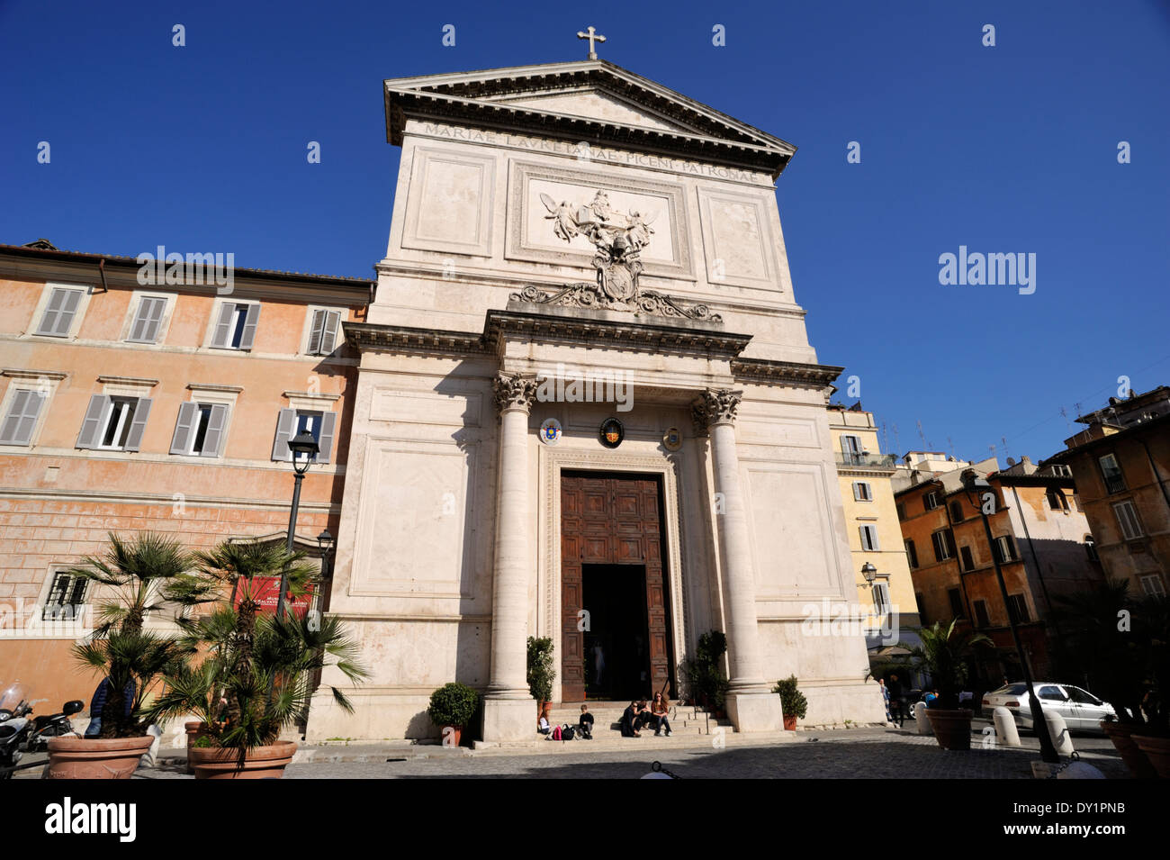 Italy Rome Church Of San Salvatore In Lauro Stock Photo Alamy