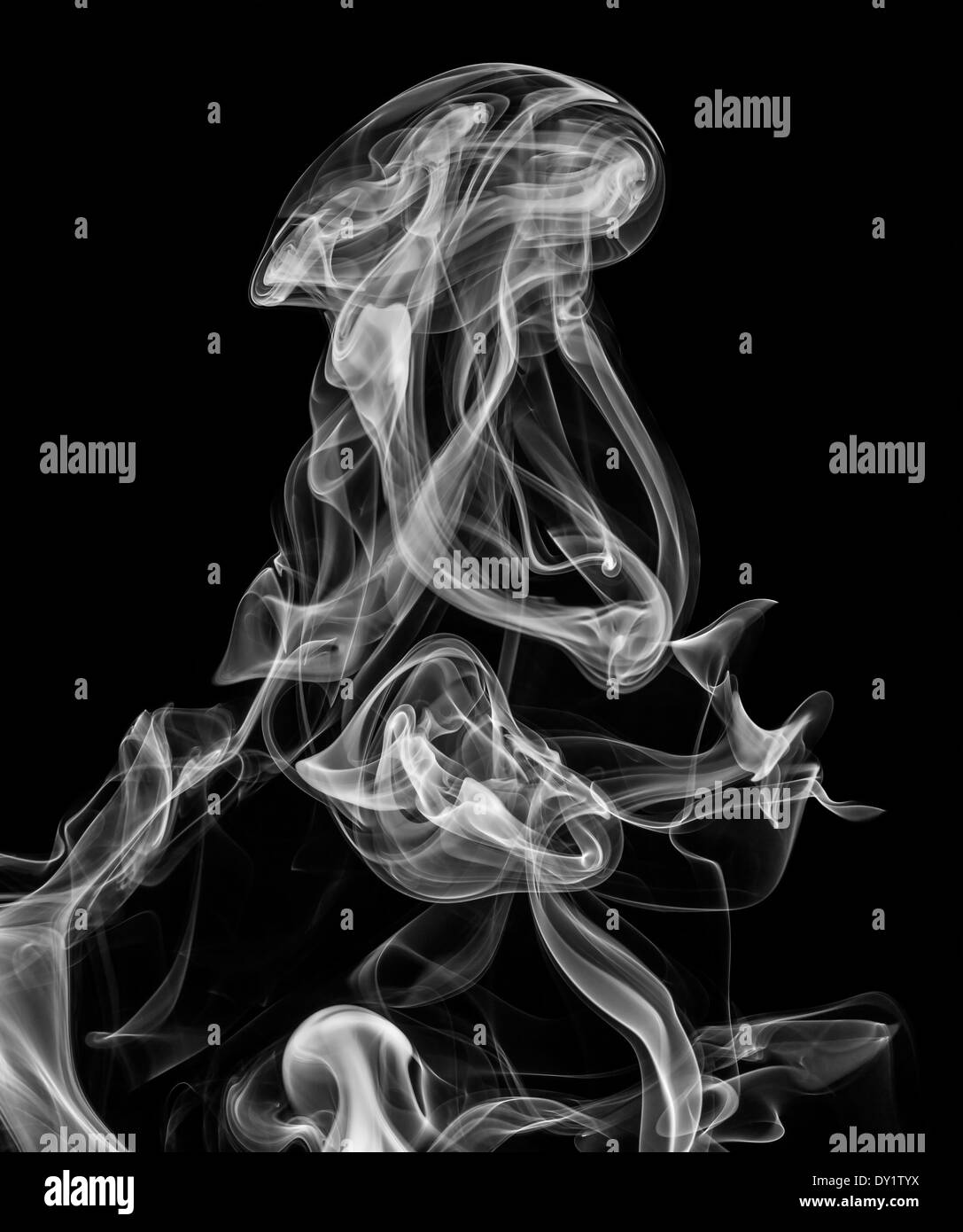 abstract smoke isolated on white background Stock Photo - Alamy