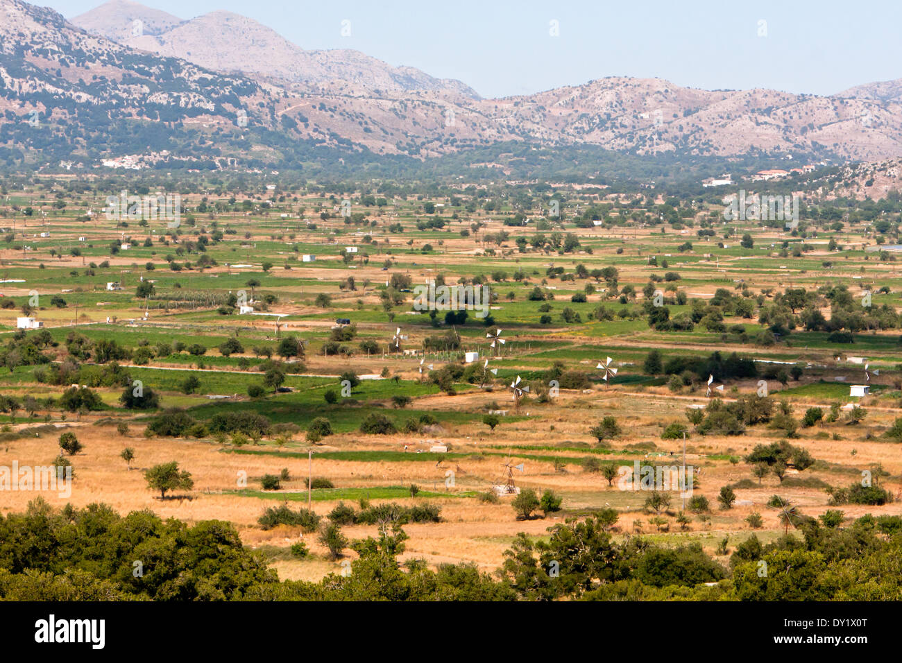 Lasithi Plateau Stock Photo