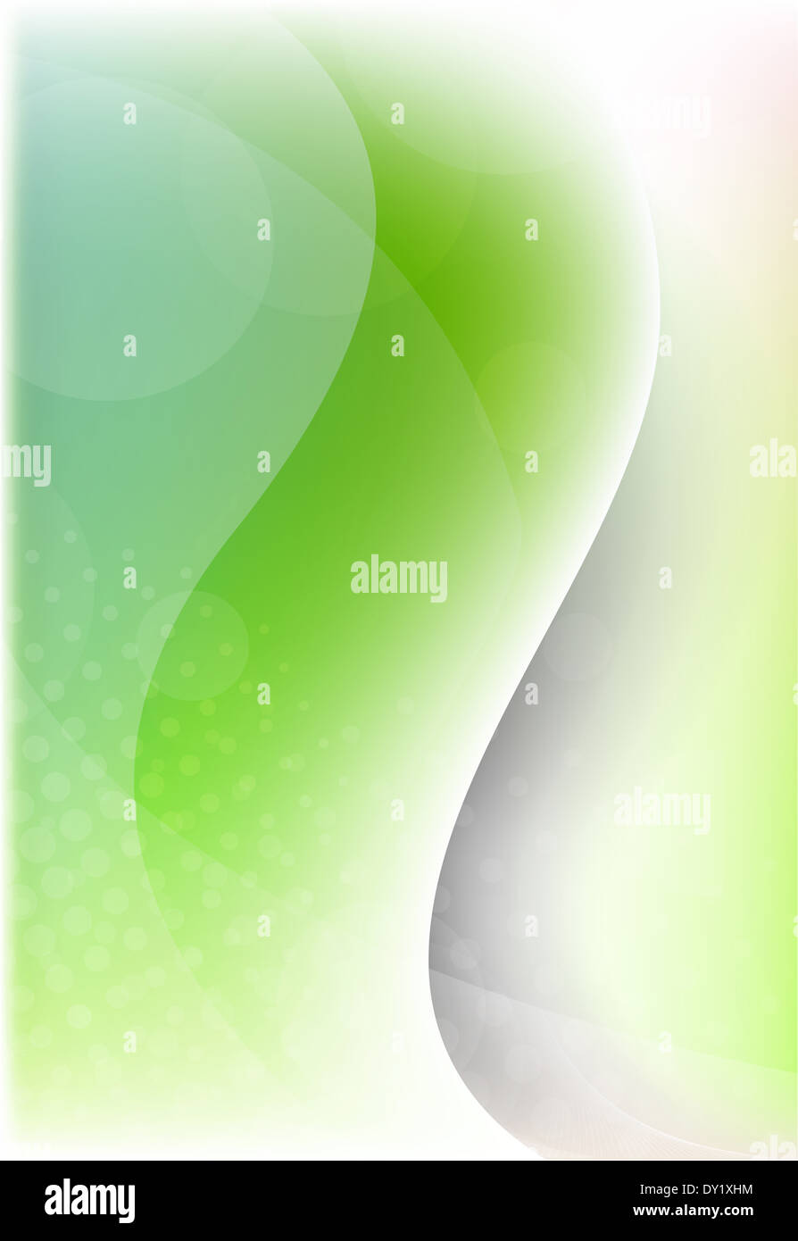 Abstract green background with lines and circles Stock Photo - Alamy
