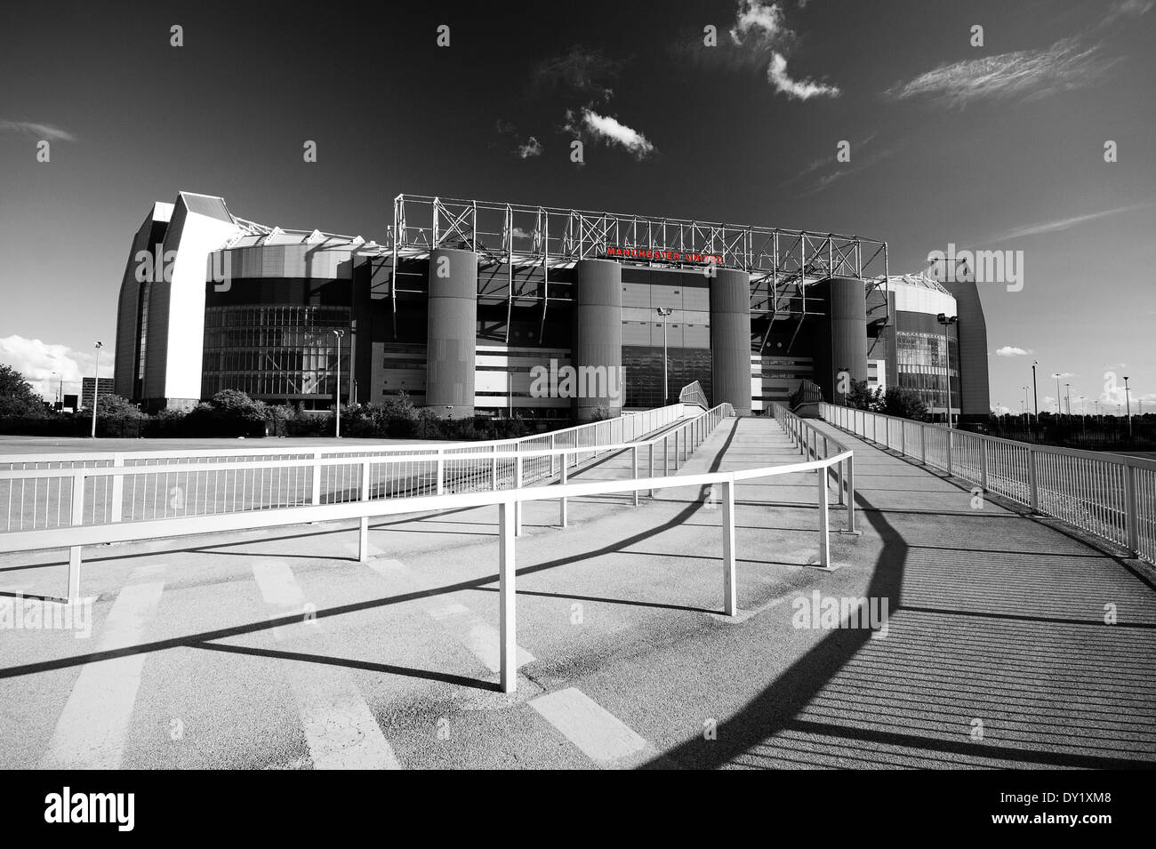 Manchester United football stadium, Old Trafford, Manchester, UK Stock Photo