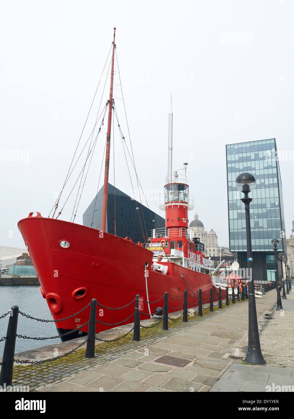 Radio Caroline North in Canning Dock Liverpool Merseyside UK Stock Photo -  Alamy