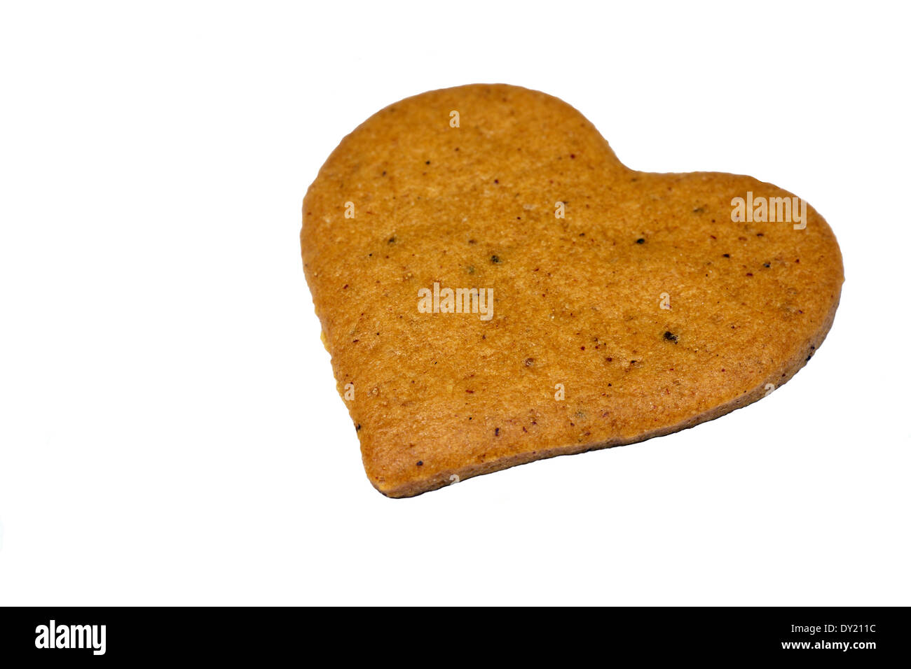 gingerbread cookie isolated on white background - right Stock Photo - Alamy