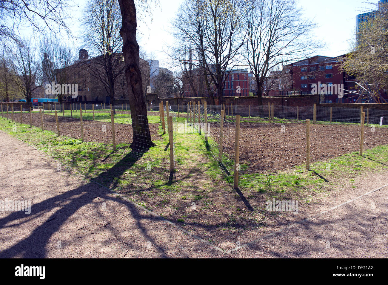 Joseph Grimaldi Park undergoing landscaping work by celebrated practice Latz & Partners. London