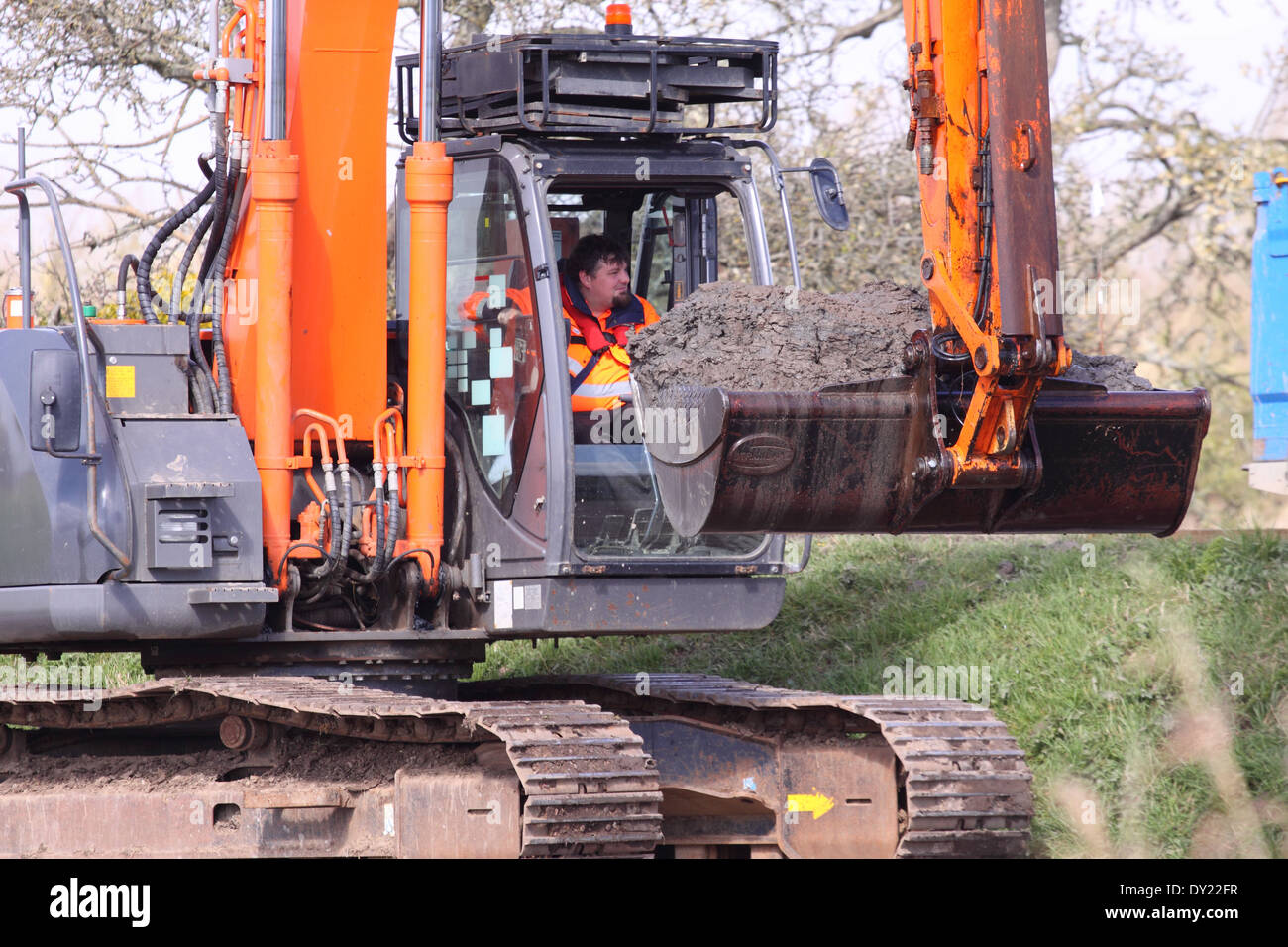 Dredging in somerset 2014 hi-res stock photography and images - Alamy